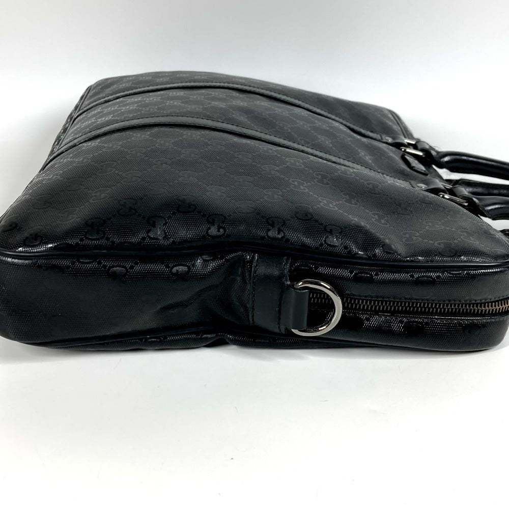 GUCCI 201480 GG Imprime Logo Tote Bag, Handbag, Document Bag, Business Bag, GG Imprime, Unisex, Black