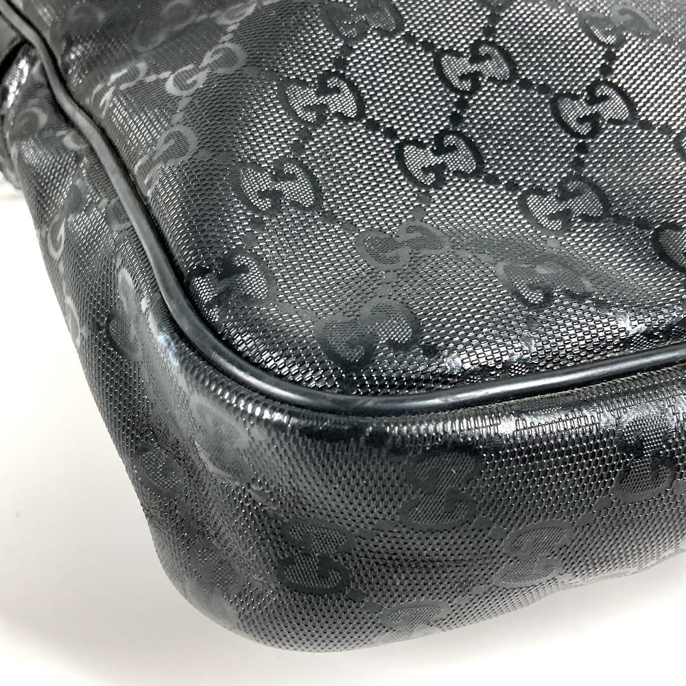 GUCCI 201480 GG Imprime Logo Tote Bag, Handbag, Document Bag, Business Bag, GG Imprime, Unisex, Black
