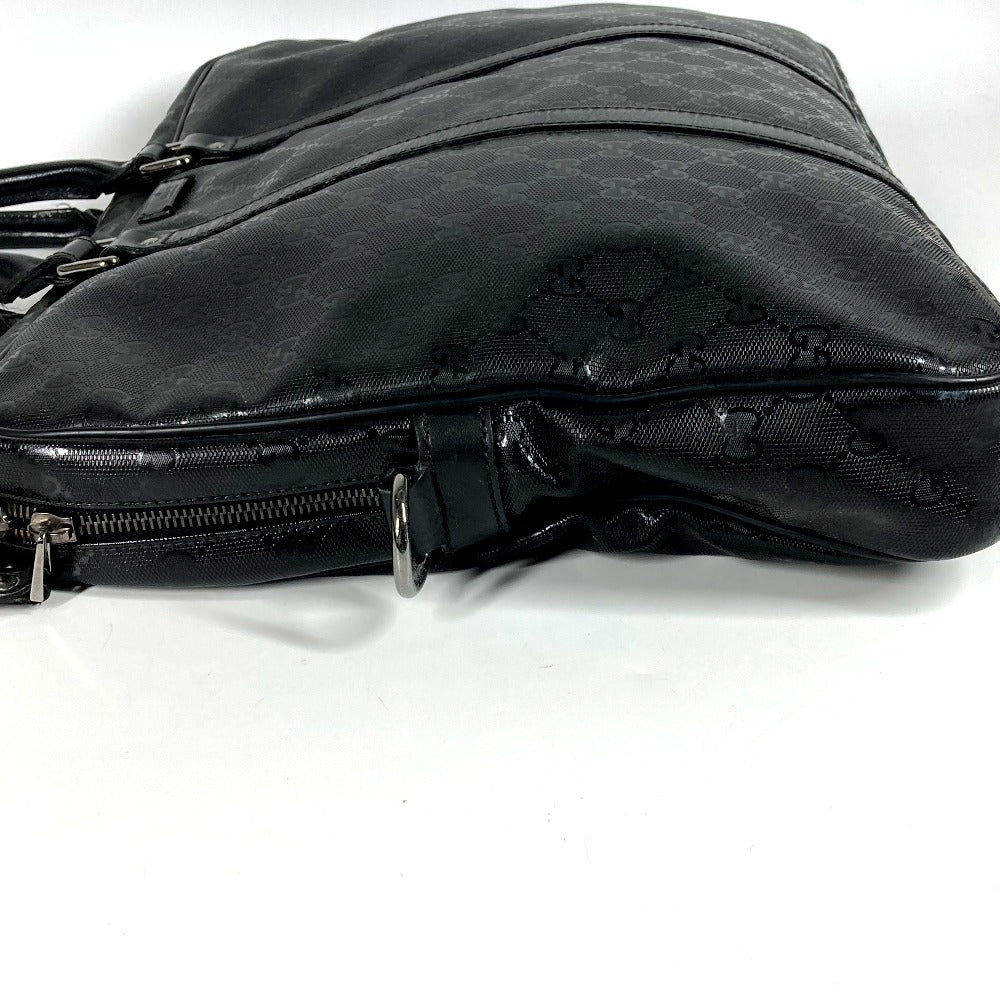 GUCCI 201480 GG Imprime Logo Tote Bag, Handbag, Document Bag, Business Bag, GG Imprime, Unisex, Black