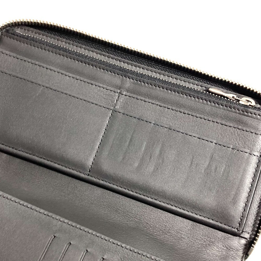 LOUIS VUITTON N63548 Damier Infini Zippy Wallet Vertical Long Wallet Round Zipper Long Wallet Damier Infini Leather Unisex Onyx Black