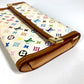 LOUIS VUITTON M92659 Monogram Multicolore Porte Tresor International Long Wallet, Tri-fold, Monogram Multicolore Canvas, Unisex, White