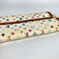 LOUIS VUITTON M92659 Monogram Multicolore Porte Tresor International Long Wallet, Tri-fold, Monogram Multicolore Canvas, Unisex, White