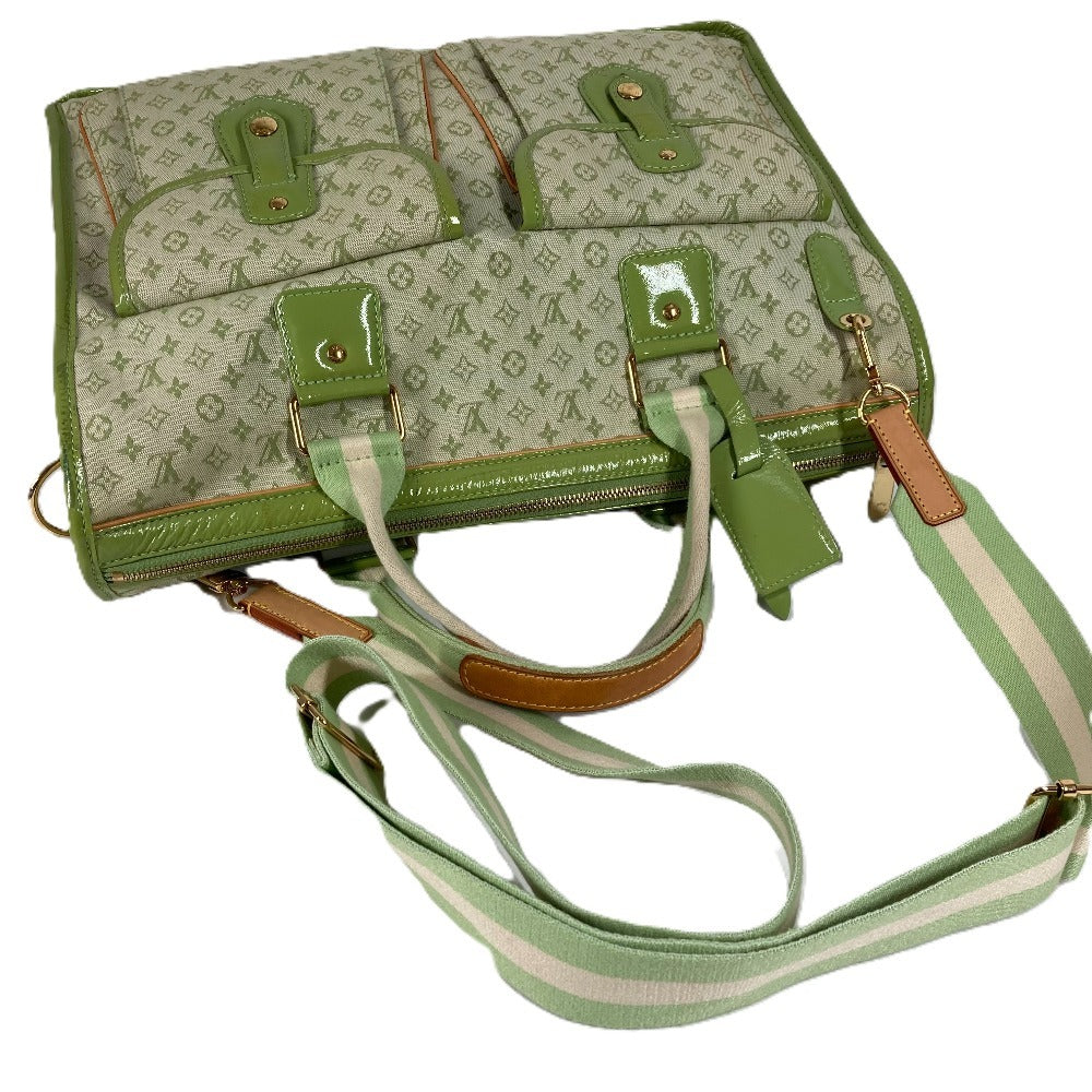 LOUIS VUITTON M92933 モノグラムミニ サック マリーケイト48 カバン 2WAYバッグ ショルダーバッグ 斜め掛け トートバッグ モノグラムミニキャンバス レディース アーモンドグリーン グリーン