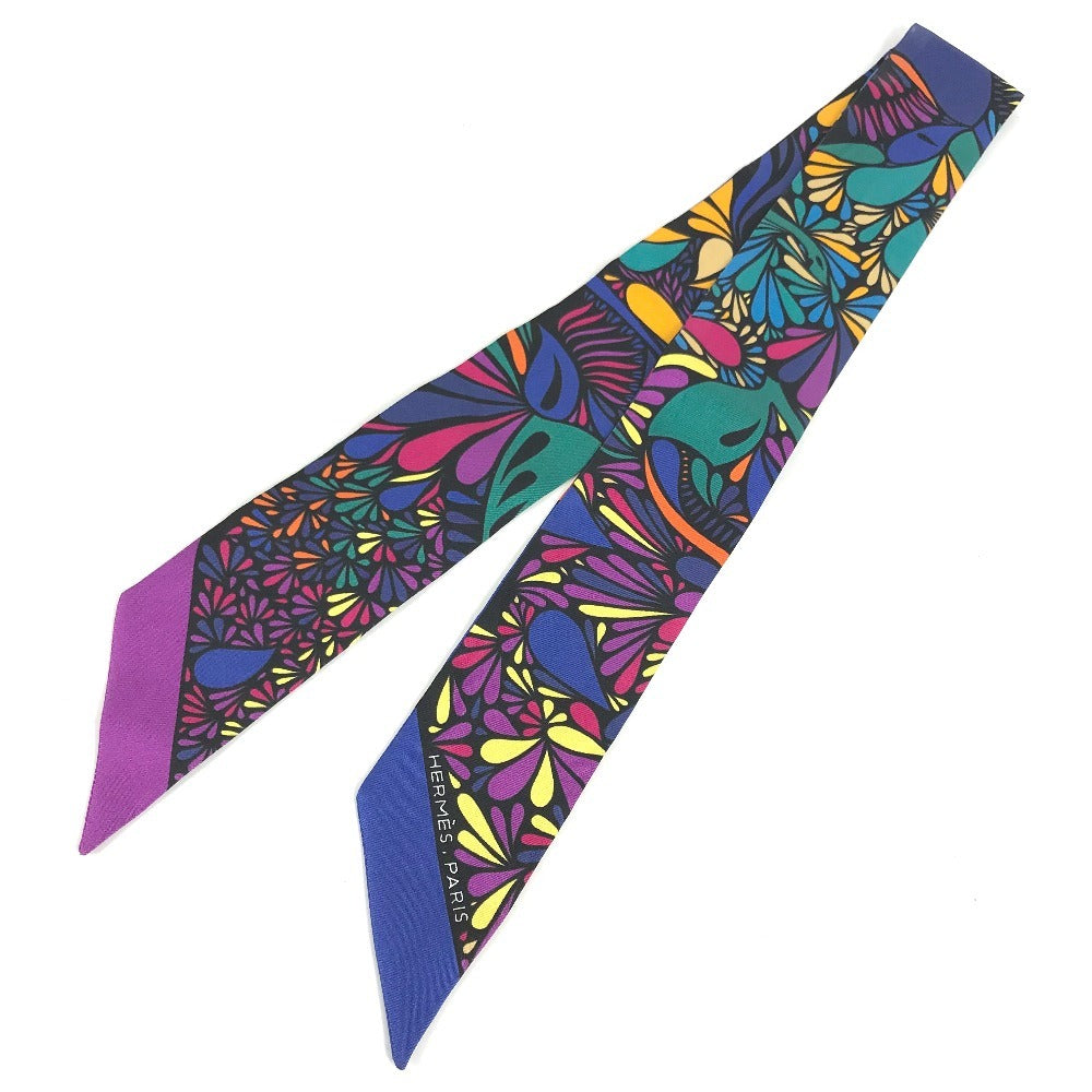 HERMES Twilly Silk Scarf for Women in Multicolor
