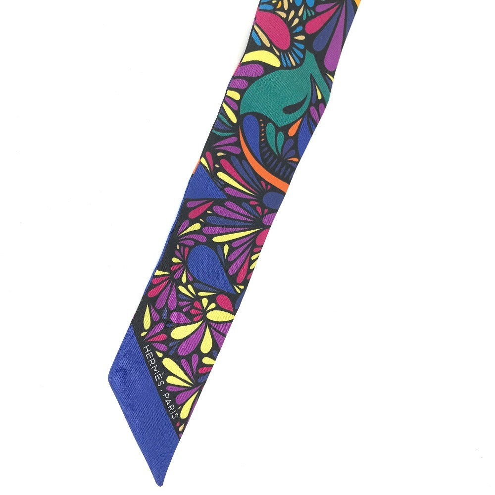 HERMES Twilly Silk Scarf for Women in Multicolor