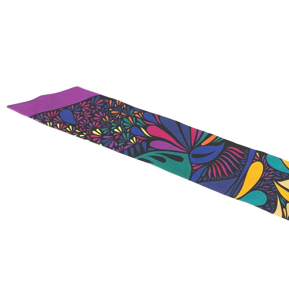 HERMES Twilly Silk Scarf for Women in Multicolor