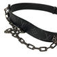 LOUIS VUITTON M0179V モノグラムエクリプス サンチュールシグネチャーチェーン35MM チェーン ベルト モノグラムエクリプスキャンバス メンズ ブラック