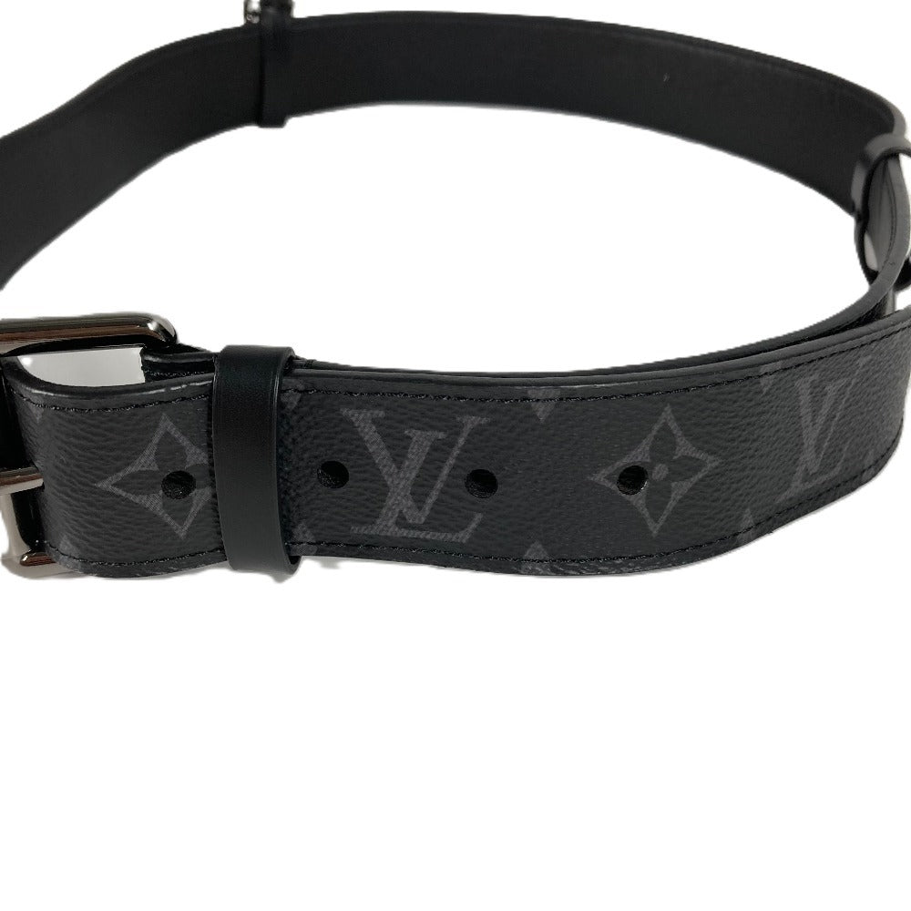 LOUIS VUITTON M0179V モノグラムエクリプス サンチュールシグネチャーチェーン35MM チェーン ベルト モノグラムエクリプスキャンバス メンズ ブラック
