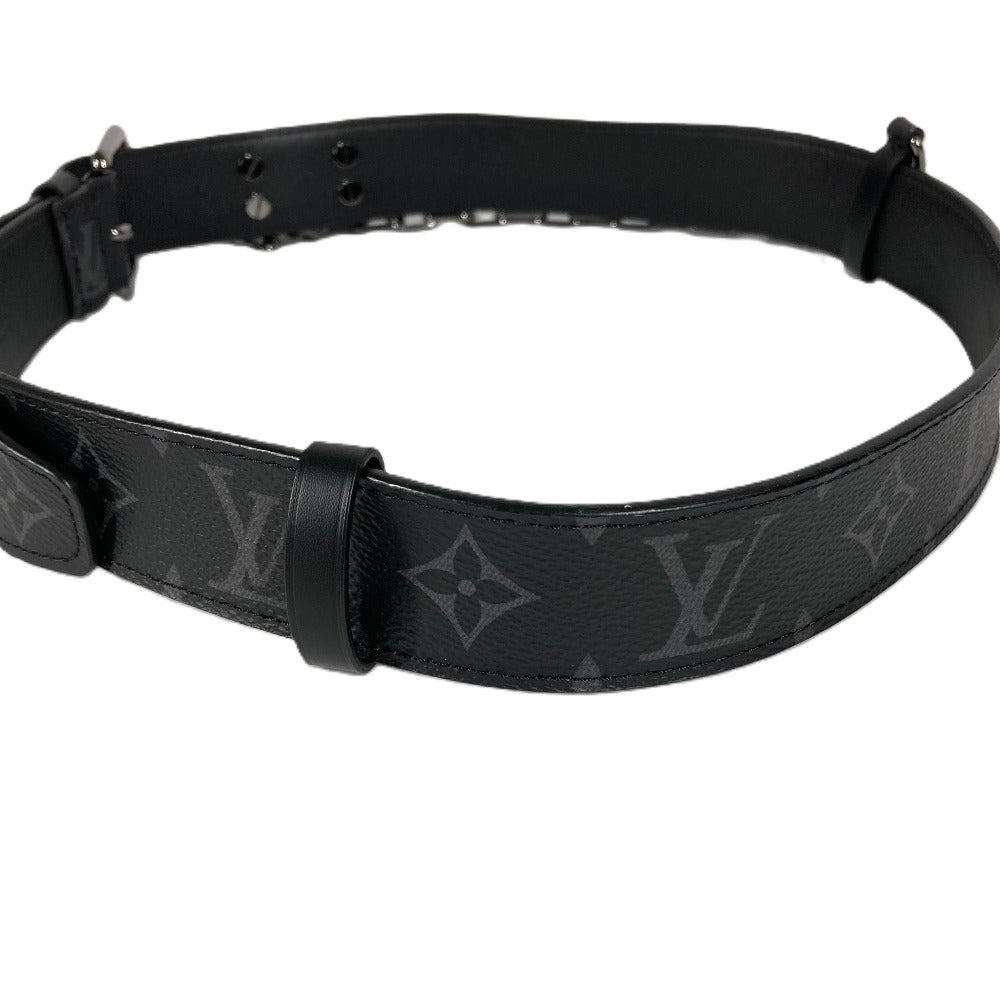 LOUIS VUITTON M0179V モノグラムエクリプス サンチュールシグネチャーチェーン35MM チェーン ベルト モノグラムエクリプスキャンバス メンズ ブラック