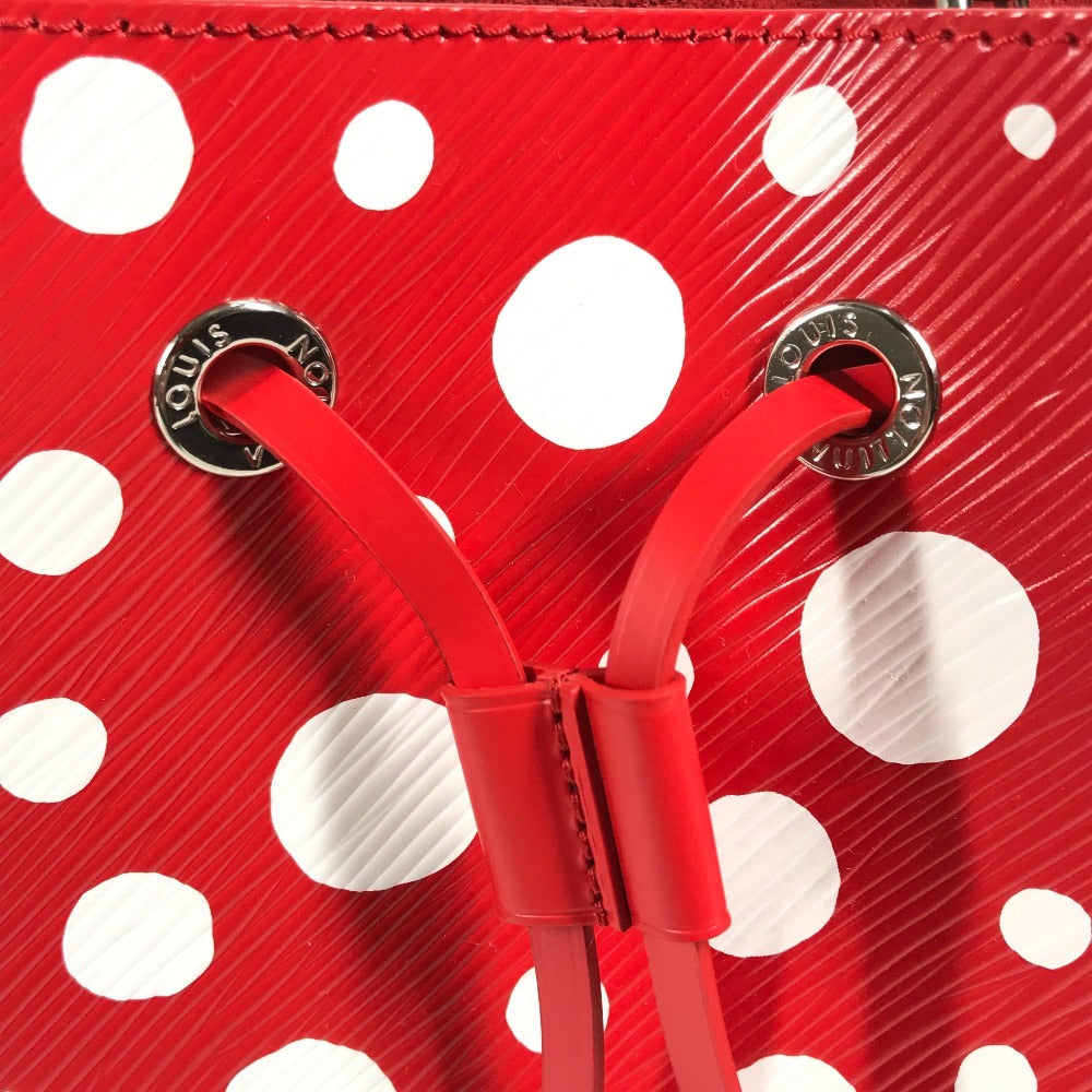 LOUIS VUITTON モノグラムアンプラント LV×YK 草間彌生 ネオノエ 斜め掛け カバン 巾着 2WAYバッグ ハンドバッグ 水玉 ショルダーバッグ モノグラムアンプラントレザー レディース レッド