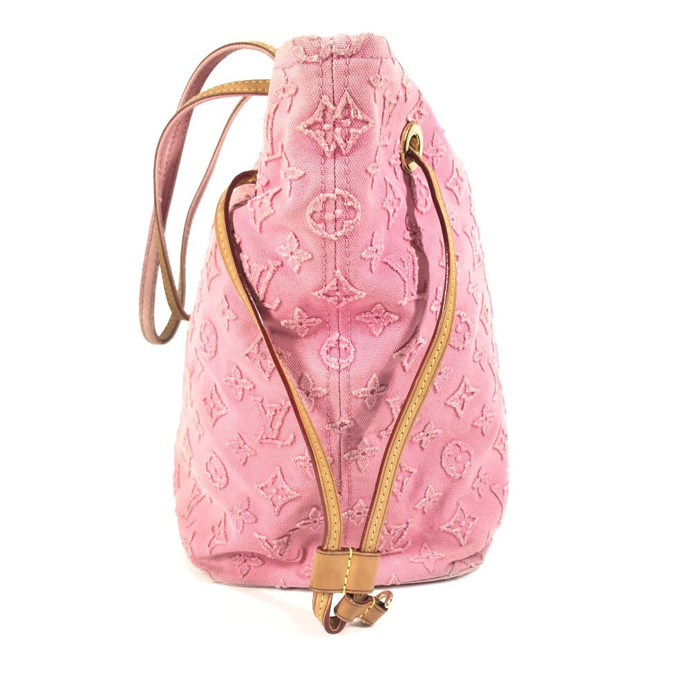 LOUIS VUITTON M40834 モノグラム・ストーン ネヴァーフルMM カバン 肩掛け トートバッグ ショルダーバッグ レザー/キャンバス レディース ローズ ピンク