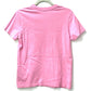 MONCLER logo MAGLIA MANICHE CORTE short-sleeved crew neck T-shirt in pink.