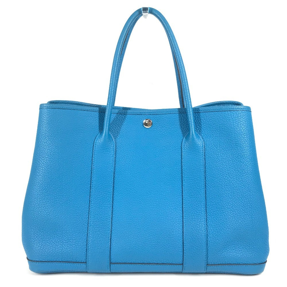 HERMES ガーデンパーティー PM ガーデンパーティPM 36 カバン ハンドバッグ バイカラー 肩掛け ショルダーバッグ トートバッグ ネゴンダ ユニセックス ブルー