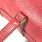 HERMES Vintage Mini ARD Mini Boston Bag, Ardennes Cylindrical Handbag, Women's, Red