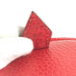 HERMES Vintage Mini ARD Mini Boston Bag, Ardennes Cylindrical Handbag, Women's, Red
