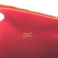 HERMES Vintage Mini ARD Mini Boston Bag, Ardennes Cylindrical Handbag, Women's, Red
