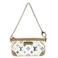 LOUIS VUITTON M60096 Monogram Multicolore Pochette Mila MM, chain accessory pouch, handbag, shoulder bag, Monogram Multicolore canvas, unisex, blanc white
