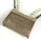 CHANEL B21S CC Coco Mark Matelasse Bag Chain with Faux Pearl Long Necklace, Metallic, Gold, Women's