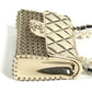 CHANEL B21S CC Coco Mark Matelasse Bag Chain with Faux Pearl Long Necklace, Metallic, Gold, Women's