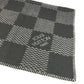 LOUIS VUITTON M76561 ダミエグラフィットジャイアント クヴェルテュールダミエクラシック インテリア ひざかけ 毛布 ブランケット ウール/カシミヤ ユニセックス ブラック