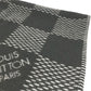 LOUIS VUITTON M76561 ダミエグラフィットジャイアント クヴェルテュールダミエクラシック インテリア ひざかけ 毛布 ブランケット ウール/カシミヤ ユニセックス ブラック