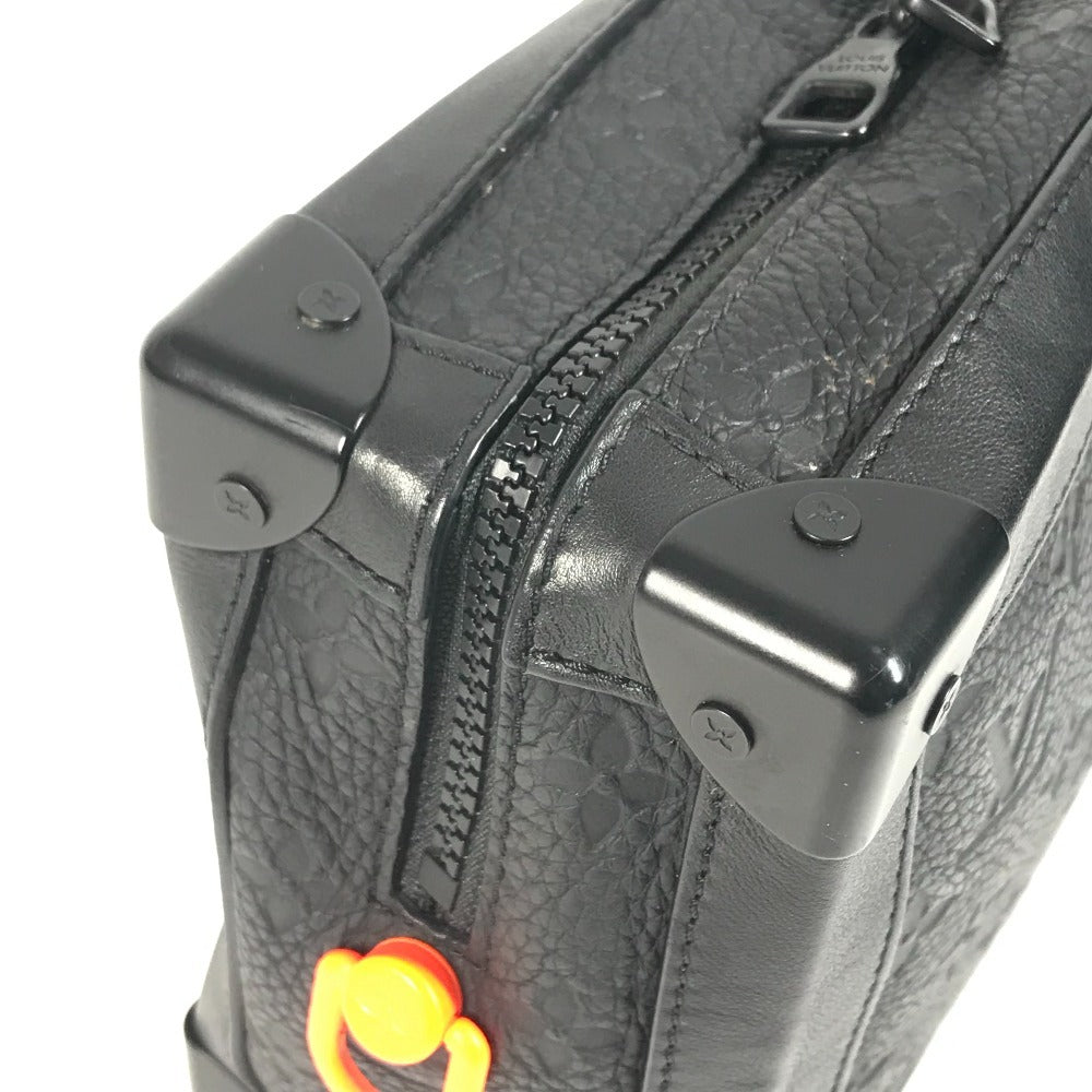 LOUIS VUITTON M53288 トリヨン モノグラム ソフトトランク 斜めかけ クラッチバッグ 2WAYバッグ カバン ボックス チェーン ショルダーバッグ トリヨンレザー ユニセックス ノワール ブラック