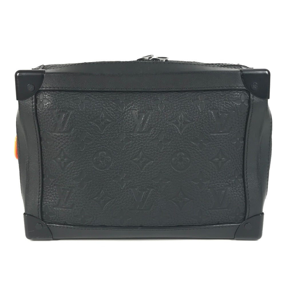 LOUIS VUITTON M53288 トリヨン モノグラム ソフトトランク 斜めかけ クラッチバッグ 2WAYバッグ カバン ボックス チェーン ショルダーバッグ トリヨンレザー ユニセックス ノワール ブラック