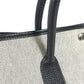 HERMES Garden Party PM Handbag Tote Bag Toile H Women's Black