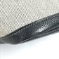 HERMES Garden Party PM Handbag Tote Bag Toile H Women's Black