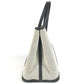 HERMES Garden Party PM Handbag Tote Bag Toile H Women's Black