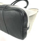 HERMES Garden Party PM Handbag Tote Bag Toile H Women's Black
