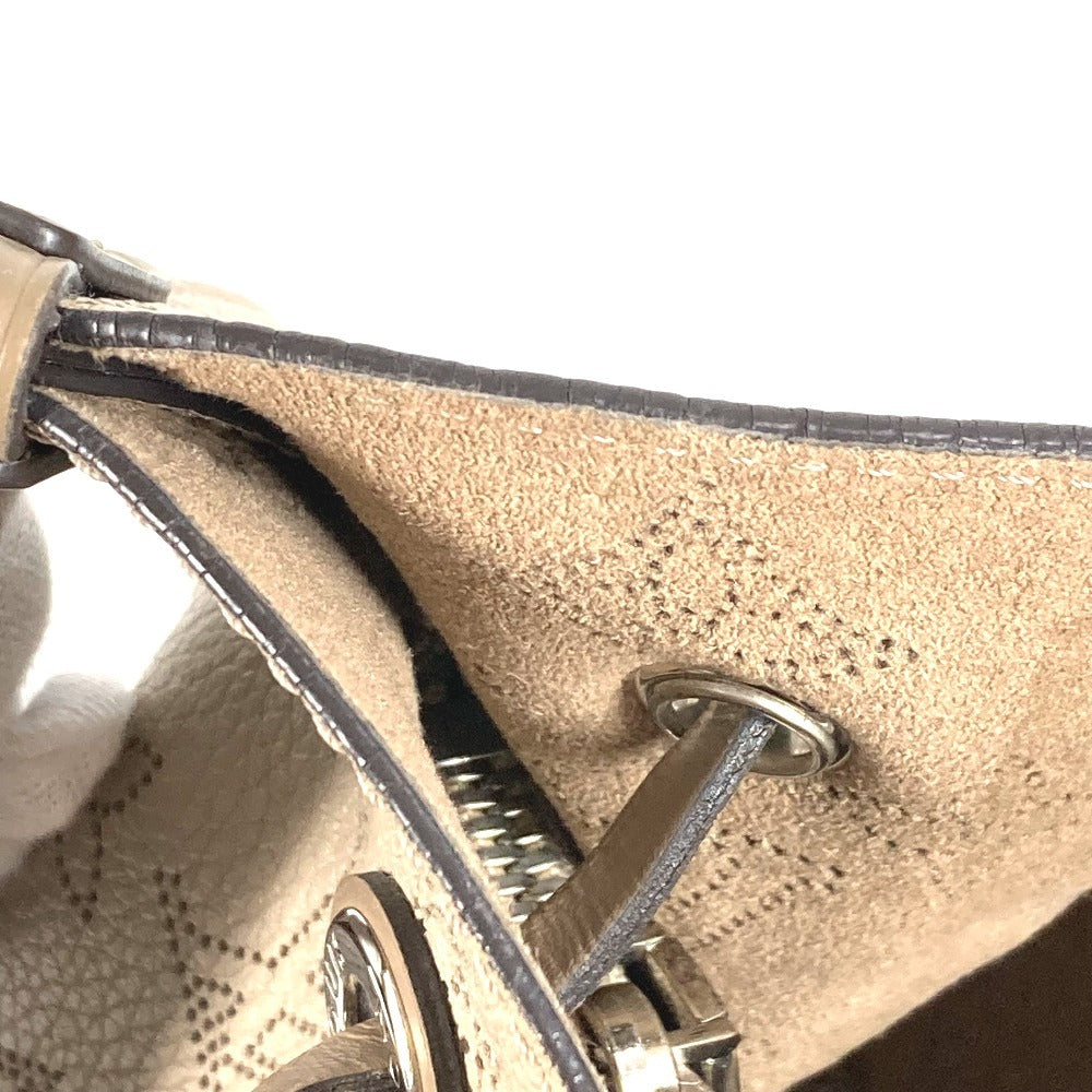 LOUIS VUITTON M55799 Monogram Mahina Muria Bag, 2-Way Handbag/Shoulder Bag, Monogram Mahina Leather, Women's, Galle, Beige