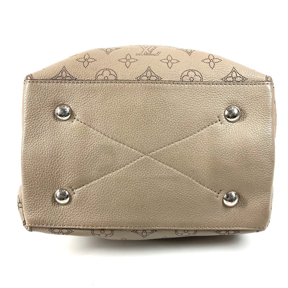 LOUIS VUITTON M55799 Monogram Mahina Muria Bag, 2-Way Handbag/Shoulder Bag, Monogram Mahina Leather, Women's, Galle, Beige