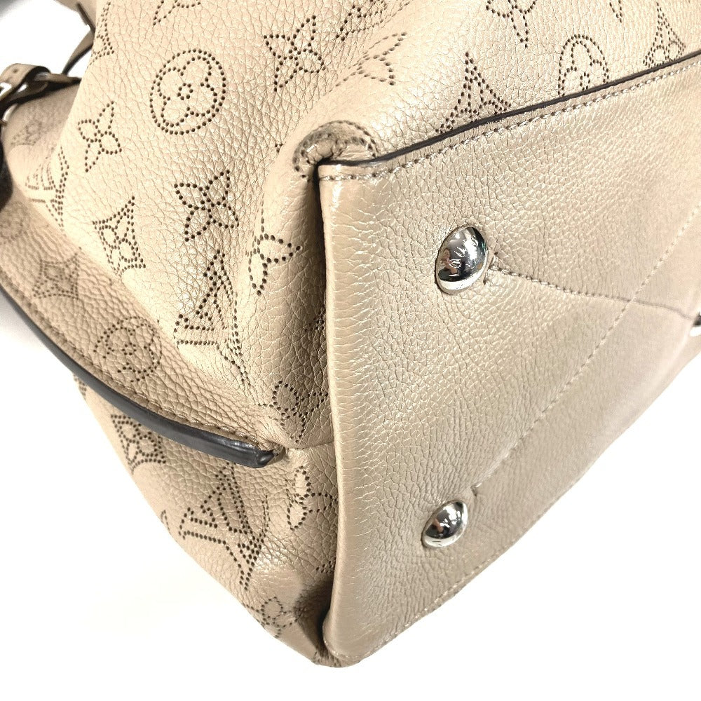 LOUIS VUITTON M55799 Monogram Mahina Muria Bag, 2-Way Handbag/Shoulder Bag, Monogram Mahina Leather, Women's, Galle, Beige