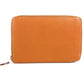 HERMES Round Zipper Travel Case, Azap Combine Long Wallet, Epson, Unisex, Gold