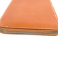 HERMES Round Zipper Travel Case, Azap Combine Long Wallet, Epson, Unisex, Gold