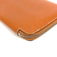 HERMES Round Zipper Travel Case, Azap Combine Long Wallet, Epson, Unisex, Gold