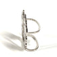 HERMES Bride de Gala Accessories Fashion Accessories Scarf Ring Metal Women's Silver