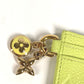 LOUIS VUITTON M13645 Monogram Empreinte Card Case, Porte Carte LV Charm, Business Card Holder, Pass Case, Card Case, Monogram Empreinte Leather, Unisex, Zesty Lime Green