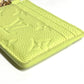 LOUIS VUITTON M13645 Monogram Empreinte Card Case, Porte Carte LV Charm, Business Card Holder, Pass Case, Card Case, Monogram Empreinte Leather, Unisex, Zesty Lime Green