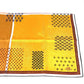 HERMES Carré 90, Quadrige galon quadri au bloc, Silk Scarf, Women's, Orange