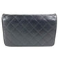 CHANEL A46646 Cambon CC Coco Mark Logo Chain Wallet, Long Wallet, Crossbody Chain Bag, Shoulder Bag, Leather, Women's, Black