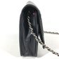 CHANEL A46646 Cambon CC Coco Mark Logo Chain Wallet, Long Wallet, Crossbody Chain Bag, Shoulder Bag, Leather, Women's, Black
