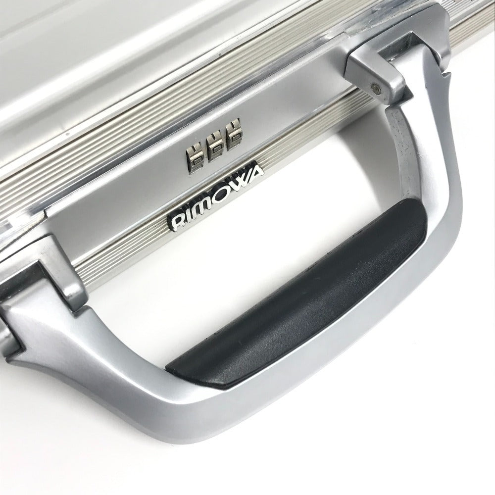RIMOWA ビジネスバッグ ダイヤルロック式 カバン アタッシュケース ブリーフケース ハンドバッグ トランク ハンドバッグ アルミ メンズ シルバー