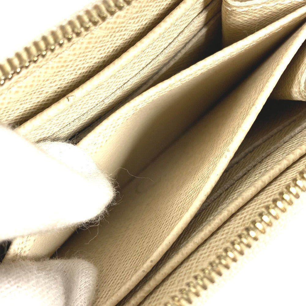 LOUIS VUITTON N63069 Damier Azur Zippy Coin Purse, Wallet, Coin Purse, Zip-Around Coin Case, Damier Azur Canvas, Unisex, White