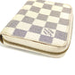 LOUIS VUITTON N63069 Damier Azur Zippy Coin Purse, Wallet, Coin Purse, Zip-Around Coin Case, Damier Azur Canvas, Unisex, White