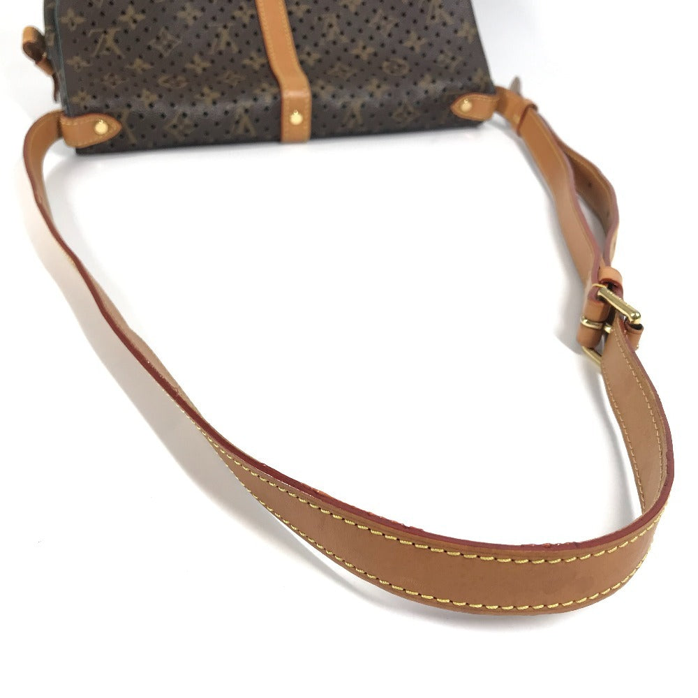 LOUIS VUITTON M93998 モノグラムペルフォ フローレソミュール カバン 斜め掛け フラップ パンチング ショルダーバッグ モノグラムキャンバス ユニセックス テュルコワーズ ブルー