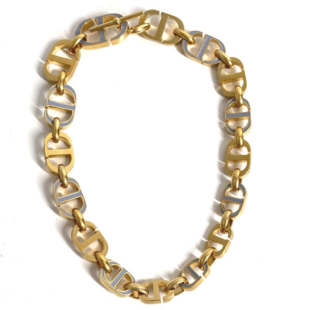 Dior アクセサリー CDロゴ ネックレス メタル ユニセックス ゴールド