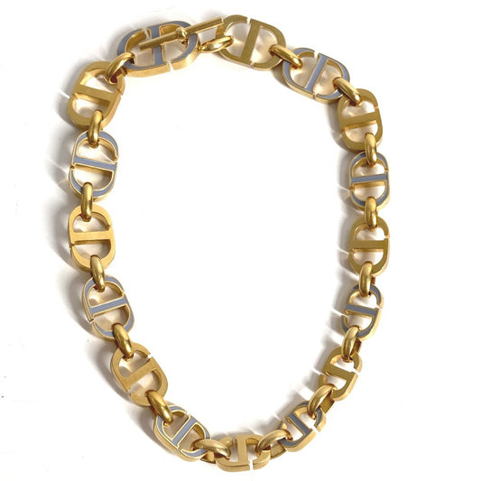 Dior CD Logo Necklace in Gold, Unisex Metal