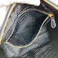 PRADA 1BB01 2-Way Handbag/Tote Bag with Triangle Logo and Plaque, Crossbody/Shoulder Bag, Leather/Nylon, Unisex, Black